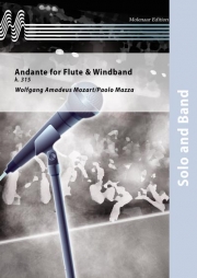 フルートと管弦楽のためのアンダンテ・K.315（バッハ）（フルート・フィーチャー）【Andante for Flute & Windband K. 315】