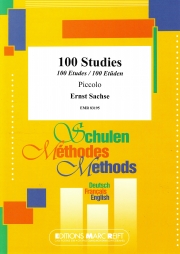 100の練習曲 (エルンスト・ザクセ)（ピッコロ）【100 Studies】