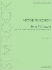セット・ミニチュア（ヴィクトル・フェニグスタイン）（フルート+チェロ+ピアノ）【Sette Miniature】