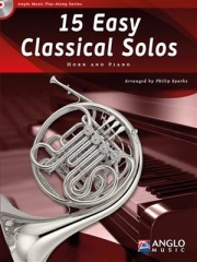 初級者用クラシック・ソロ・15曲集 (フィリップ・スパーク編曲)（ホルン+ピアノ）【15 Easy Classical Solos】