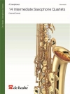 中級者用サックス四重奏14曲集  (パスカル・プルースト)  （サックス四重奏)【14 Intermediate Saxophone Quartets】