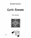 リリック・ソナタ（ランダル・スナイダー）（フルート+ピアノ）【Lyric Sonata】