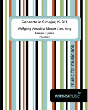 フルート協奏曲・ハ長調・K314（モーツァルト）（バスーン+ピアノ）【Concerto in C Major, K. 314】