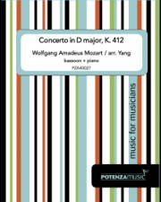 ホルン協奏曲・ニ長調・K412（モーツァルト）（バスーン+ピアノ）【Concerto in D Major, K. 412】