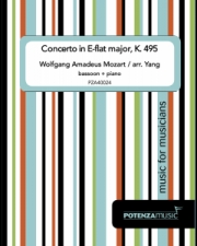 ホルン協奏曲・変ホ長調・K495（モーツァルト）（バスーン+ピアノ）【Concerto in E-flat Major, K. 495】
