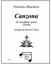 カンツォーナ (フロレンティオ・マスケーラ)（サックス四重奏）【Canzona】