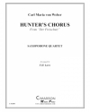 狩人の合唱「魔弾の射手」より  (カール・マリア・フォン・ウェーバー)（サックス四重奏）【Hunter's Chorus】