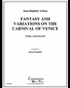 ヴェニスの謝肉祭による幻想曲と変奏曲 (ジャン・バティスト・アーバン)（テューバ+ピアノ）【Fantasy and Variations on the Carnival of Venice】
