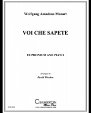 恋とはどんなものかしら「フィガロの結婚」より（モーツァルト）（ユーフォニアム+ピアノ）【Voi che sapete】