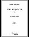 2つのロマンス（カミーユ・サン＝サーンス）（テューバ+ピアノ）【Two Romances】