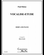 ヴォカリーズ・エチュード (ポール・デュカス）（ホルン+ピアノ）【Vocalise-Etude】