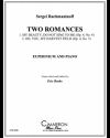 2つのロマンス（セルゲイ・ラフマニノフ）（ユーフォニアム+ピアノ）【Two Romances】
