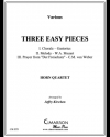 3つのやさしい小品（ホルン四重奏）【Three Easy Pieces】