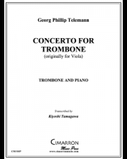 トロンボーン協奏曲 （テレマン）（トロンボーン+ピアノ）【Concerto for Trombone】
