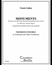 モニュメント（フランク・グリーノ） (トロンボーン八重奏)【Monuments】