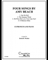 4つの歌（エイミー・ビーチ）（ユーフォニアム+ピアノ）【Four Songs】