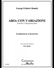 アリアと変奏 （テレマン）（ユーフォニアム+ピアノ）【Aria Con Variazioni】