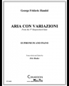 アリアと変奏 （テレマン）（ユーフォニアム+ピアノ）【Aria Con Variazioni】