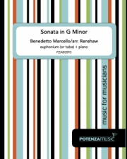 ソナタ・ト短調 (ベネデット・マルチェッロ）（ユーフォニアム+ピアノ）【Sonata in G Minor】