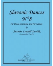 スラヴ舞曲・No.8（アントニン・ドヴォルザーク）(金管十六重奏+打楽器）【Slavonic Dance No. 8】