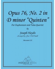 弦楽四重奏曲第76番・ニ短調（フランツ・ヨーゼフ・ハイドン）（ユーフォニアム＆テューバ四重奏）【Opus 76, No 2 in D minor "Quinten"】