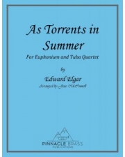 As Torrents in Summer（エドワード・エルガー）（ユーフォニアム＆テューバ四重奏）
