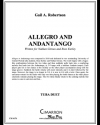 アレグロ&アンダンタンゴ  (ゲイル・ロバートソン)（テューバ二重奏）【Allegro et Andantango】