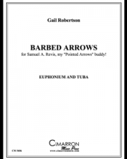 バーブ・アロー  (ゲイル・ロバートソン)（ユーフォニアム＆テューバ二重奏）【Barbed Arrows】