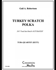 ターキー・スクラッチ・ポルカ  (ゲイル・ロバートソン)（ユーフォニアム＆テューバ四重奏）【Turkey Scratch Polka】