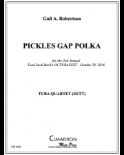 ピクルス・ギャップ・ポルカ  (ゲイル・ロバートソン)（ユーフォニアム＆テューバ四重奏）【Pickles Gap Polka】