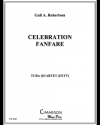 セレブレーション・ ファンファーレ  (ゲイル・ロバートソン)（ユーフォニアム＆テューバ四重奏）【Celebration Fanfare】