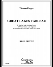グレート・レイク・タブロー（トーマス・ツーカー） (金管五重奏）【Great Lakes Tableau】