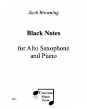 ブラック・ノート（ザック・ブラウニング）（アルトサックス+ピアノ）【Black Notes】
