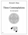 3つのコンテンプレーション（ハワード・J・バス）(木管五重奏)【Three Contemplations】