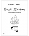 クリスタル小品（ハワード・J・バス）（クラリネット+ドラムセット）【Crystal Miniatures】