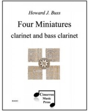 4つの小品  (ハワード・J・バス)   (クラリネット二重奏）【Four Miniatures】