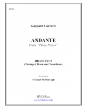 アンダンテ「3つの小品」より（ガスパール・コレット）（金管三重奏）【Andante from Three Pieces】