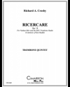 リチェルカーレ・Op.18（リチャード・クロスビー） (トロンボーン五重奏)【Ricercare (Op. 18)】