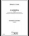 カンツォーナ・Op.20（リチャード・クロスビー） (トロンボーン六重奏)【Canzona (Op. 20)】