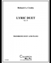 抒情的なデュエット・Op.26（リチャード・クロスビー） (トロンボーン二重奏+ピアノ)【Lyric Duet (Op. 26)】