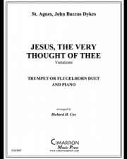 主イエスよ，わが胸（ジョン・バッカス・ダイクス）（トランペット二重奏+ピアノ）【Jesus, The Very Thought of Thee】