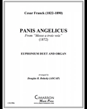 天使の糧（セザール・フランク） (ユーフォニアム二重奏+オルガン）【Panis Angelicus】