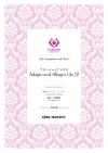 アダージョとアレグロ・Op.70（アルトサックス＋ピアノ）（ロベルト・シューマン）【Adagio and Allegro Op. 70】