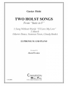 2つのホルストの歌 (グスターヴ・ホルスト）（ユーフォニアム+ピアノ）【Two Holst Songs】