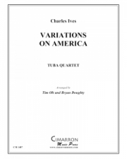 アメリカ変奏曲 (チャールズ・アイヴズ)  (ユーフォニアム＆テューバ四重奏)【Variations on America】