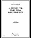 ハイテューバのための60の練習曲（ゲオルク・コップラッシュ）（テューバ）【60 Etudes for High Tuba or Euphonium】