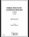 3つの小品（レオポルト・モーツァルト）（金管五重奏）【Three Pieces】
