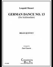 ドイツ舞曲・No.13（レオポルト・モーツァルト）（金管五重奏）【German Dance No. 13】