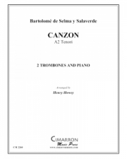 カンツォン（バルトロメオ・デ・セルマ）（トロンボーン二重奏+ピアノ）【Canzon】