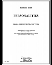 パーソナリティ (バーバラ・ヨーク）（金管三重奏）【Personalities】